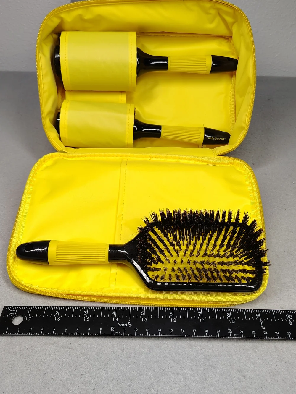 BaByliss PRO Italia Brava Yellow Brush Carrying And Storage Case